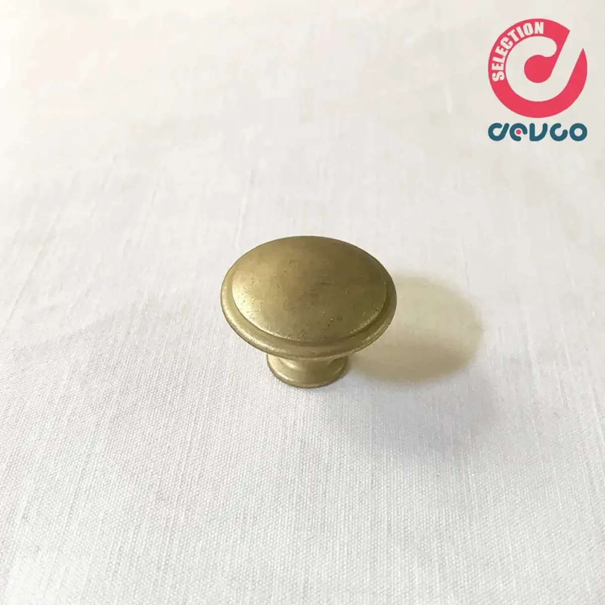 Pomello colore ottone comprensivo di vite - Botter Luigi - 740(A-B) - immagine 3