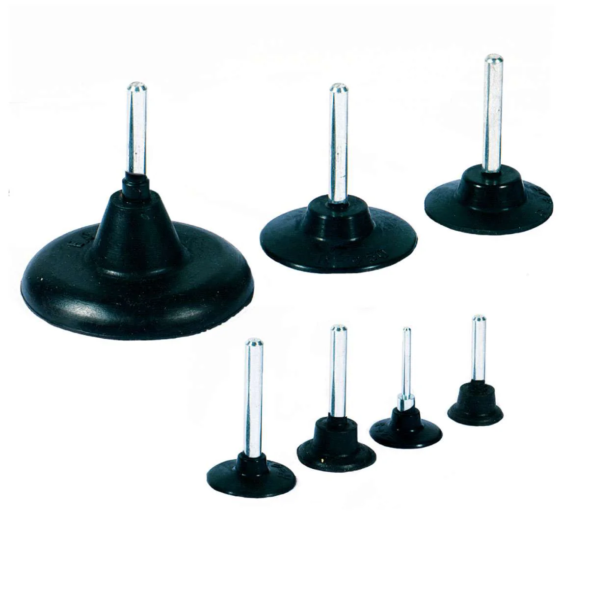 Supporti flessibili in gomma per dischi abrasivi D.(18-70) gambo 6 - Rosver 1 pz - immagine 4
