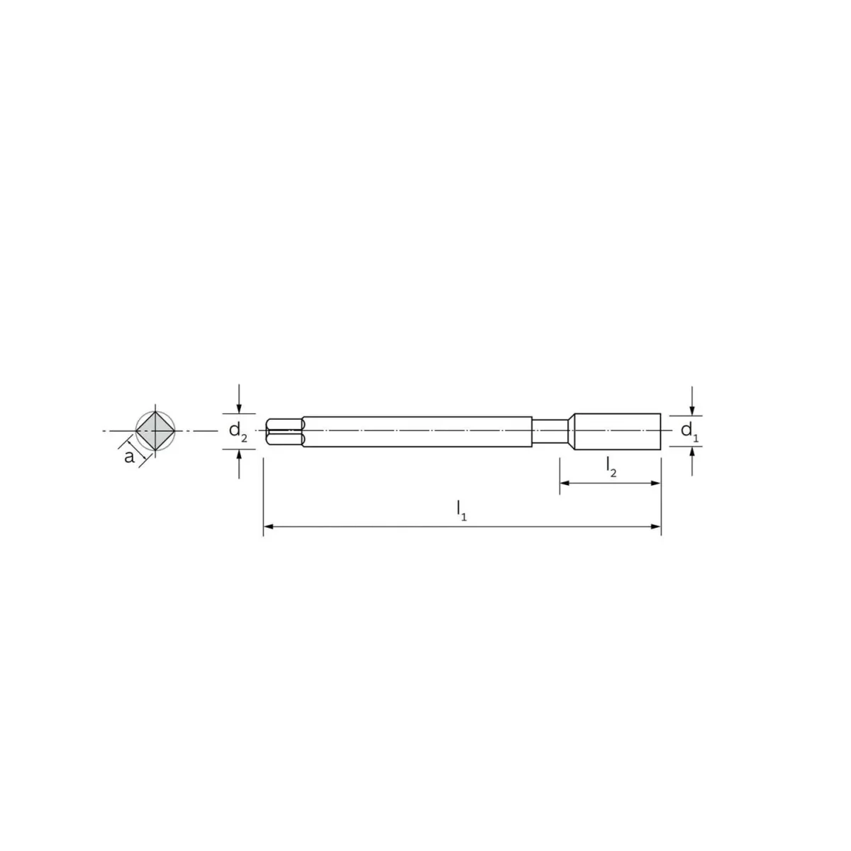 Maschio a macchina HD specifica per acciai / ghisa / alsi DIN 376 24 - ILIX - immagine 3